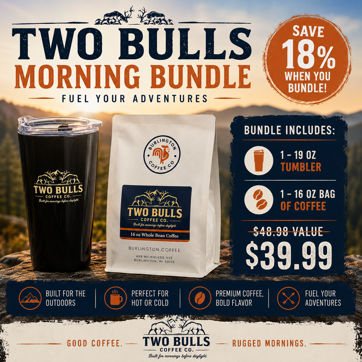 Two Bulls Morning Bundle